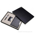 Business gift set with PU leather notebook name card holder ballpen,luxury gift set for woman,mens gift set